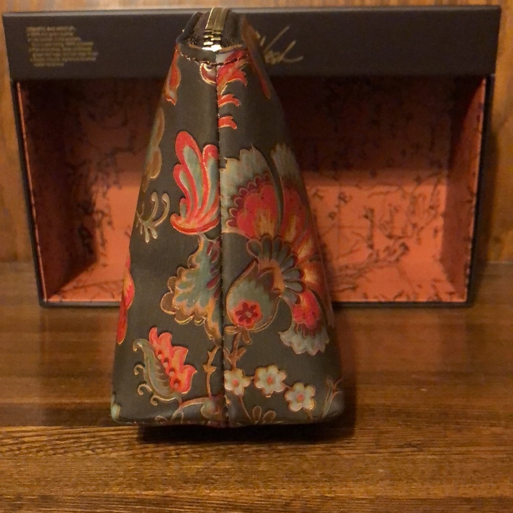 NIB-Patricia Nash-Italian Floral Paisley-Aritzo-Cosmetic Case/WristletClutch-$89 - Picture 4 of 12